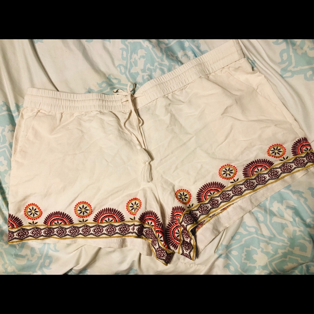 LOFT Linen Shorts Size XL